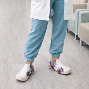 HUNTER White In/Out Bloom Clogs Slip-on Algae Foam Size 12